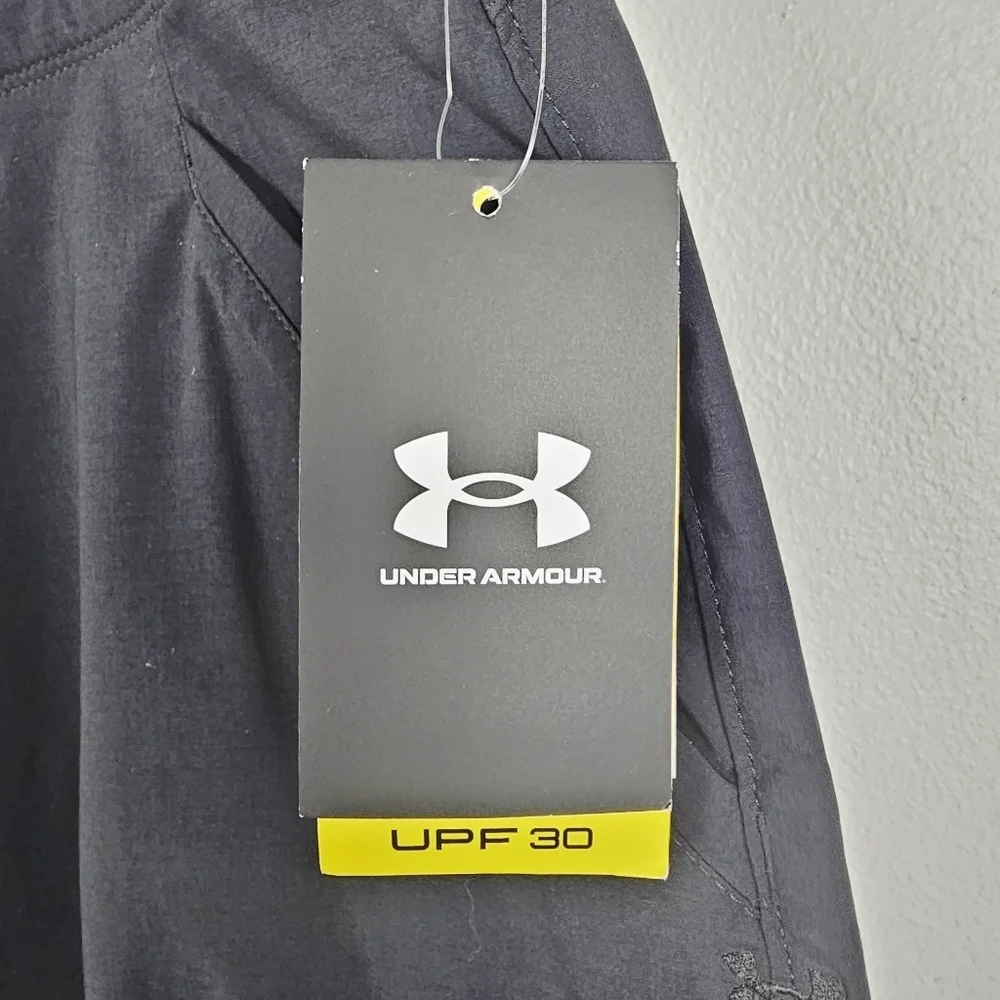 Under Armour Black Fish Hunter Shorts NWT UPF 30